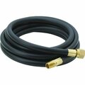 Barbour Bayou Classic LPG Hose, 1/4 in ID, 6 ft L, MNPT x FNPT Flare Swivel, Thermoplastic 7906